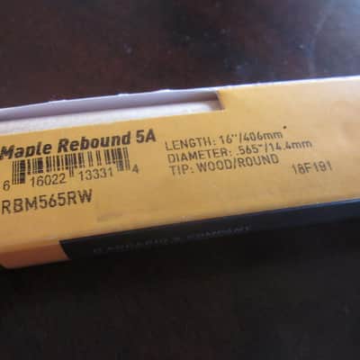 Pro-Mark Maple Rebound Rock Maple 5A Drumsticks RBM565RW - Maple 1 Pair image 4