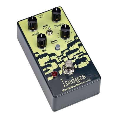 Mint EarthQuaker Devices Ledges Tri-Dimensional Reverberation Machine - Dark Green / Lime Green image 4