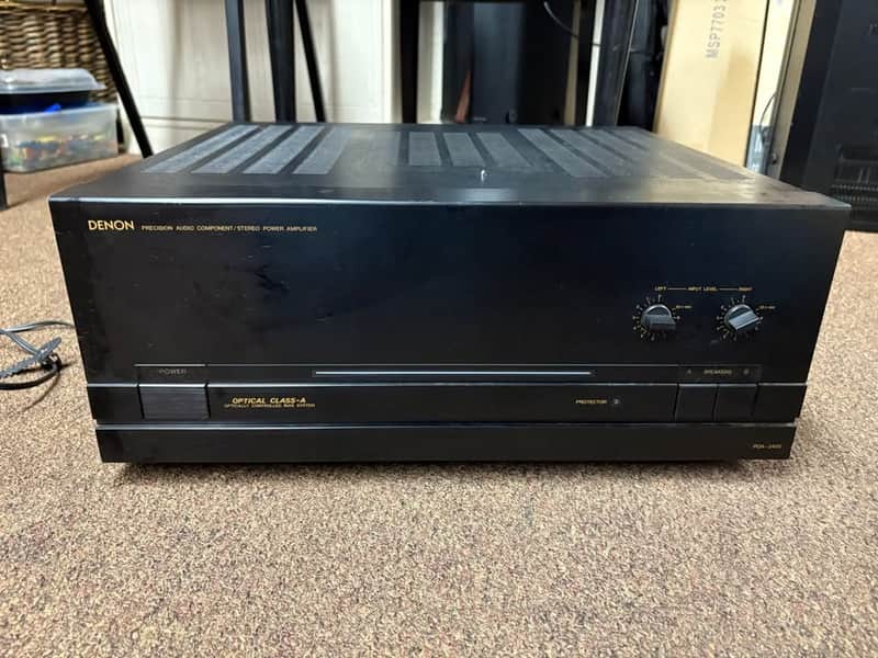 Denon POA-2400 Vintage High-current Analog Stereo Power Amplifier image 1