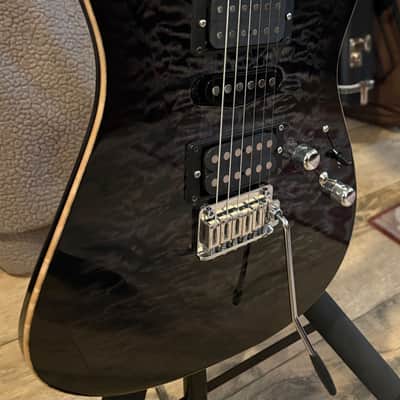 Tom Anderson Drop Top Shorty Quilt Maple 2016 Transparent Black Burst image 6