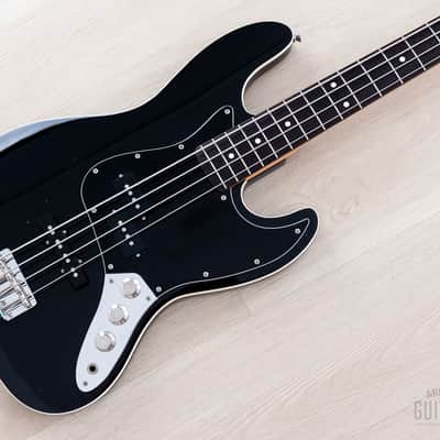 2012 Fender Aerodyne Jazz Bass PJ Electric Bass Guitar Black, Japan MIJ image 1