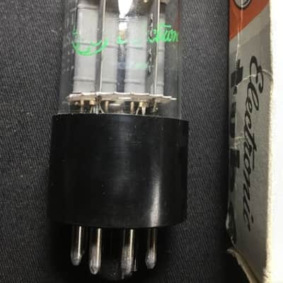 NOS NIB GE 6BX7GT Green Label AUDIO Vacuum Tube VINTAGE USA Tested #E.7481 image 2