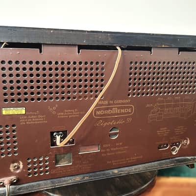 Nordmende Rigoletto 59 Vintage Tube Radio Very Rare Great Working image 6