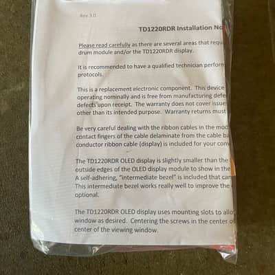 Wot Tech replacement OLED lcd for Roland td-20 td-12 drum modules image 4