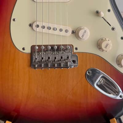 John Mayer Fender Artist Signature Sunburst + Mint Green Pickguard - 2008 image 5