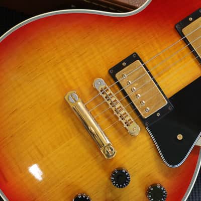 Minty! 1993 Gibson Les Paul Custom Electric Guitar Figured Cherry Sunburst + OHSC image 6