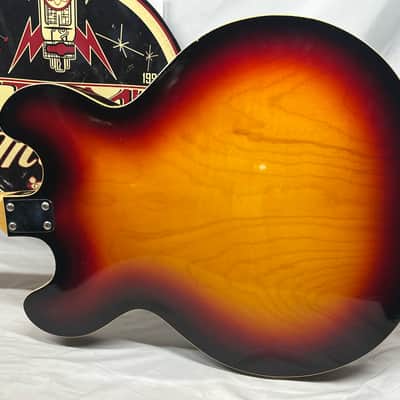 Welson 1960s DS2 Vintage Hollow Body Electric Guitar image 11