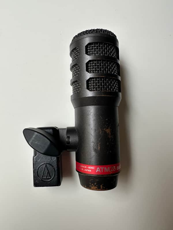 Audio-Technica ATM25 Hypercardioid Dynamic Instrument Microphone 2000s - Dark Gray image 1