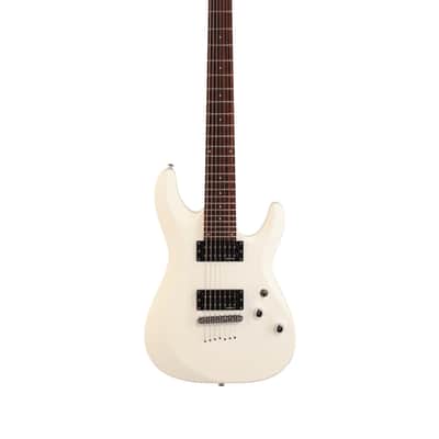 Schecter C7 Deluxe Electric Guitar Satin White image 2