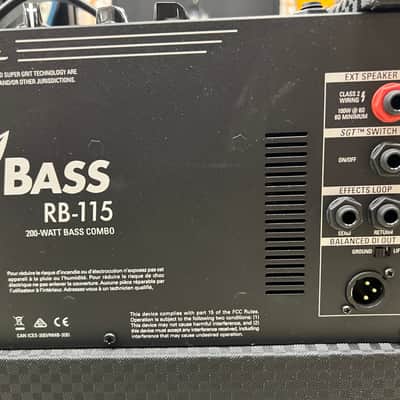Ampeg RB-115 Rocket Bass 200-Watt 1x15" Bass Combo - Blue Check image 6