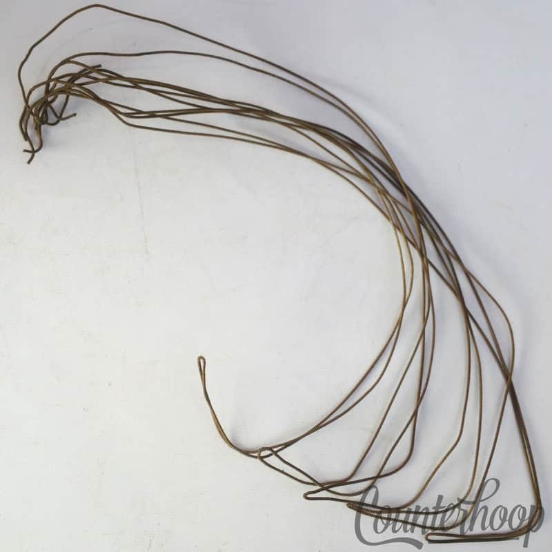 *Ludwig 14" 10-Strand Snare Drum Coiled Metal over Cloth Wires USA Vintage 20s* image 1