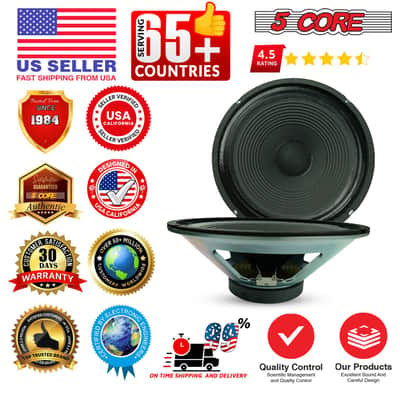 5 Core 12 Inch Guitar Speaker 300W Replacement 16 Ohm Amplifier Cabinet Driver image 9