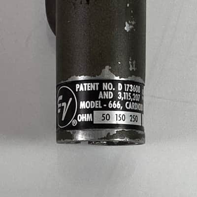 Vintage Electro-Voice 666 Cardioid Dynamic Microphone image 7