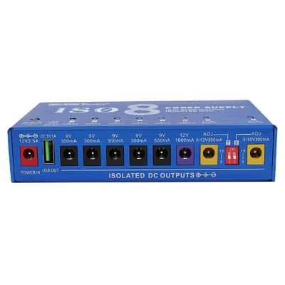 Mosky ISO-8 Guitar Effects Pedal Power Supply For 9V 12V 18V Isolated Outputs image 4