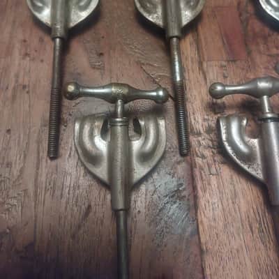 Slingerland Radio King T rods and claws 1940s - Nickel Plated image 3