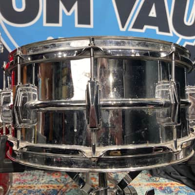 Dave Krusen's Pearl Jam Era, 1970s Ludwig 14x6.5" LM402 Supraphonic Snare Drum. Signed! image 7