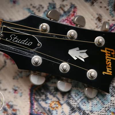 2012 Gibson SJ-200 Studio Super Jumbo Acoustic Guitar Natural image 16