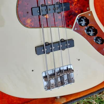Fender Jazz Bass L-series 1965 - Olympic white refin image 19