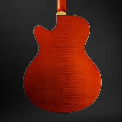 2009 Epiphone Emperor Swingster Sunrise Orange image 5