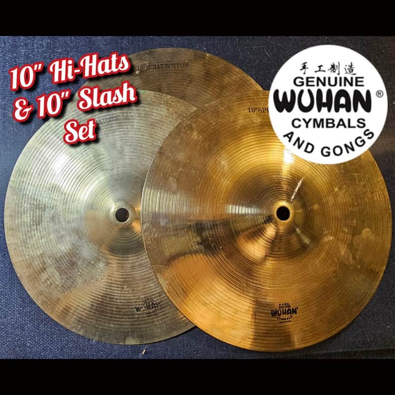 Wuhan 10" Hi Hats & 10" Splash Western Set Lot - Great Combinations! image 1