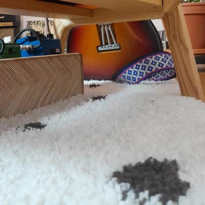 Lakefront Bright Braids Oak & Plywood pedalboard and Amp Stand set, custom made solid wood guitar amplifier stand, mid century modern speaker stand 2024 - natural image 5