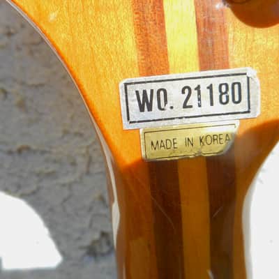 Cort PB1L Guitar, 1970's, Stratocaster Style, Neck Thru Body,  Incredible, Hang Tags, Case image 18