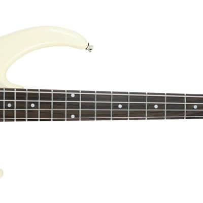 Peavey Milestone 4 Ivory 4 String Bass Guitar image 1