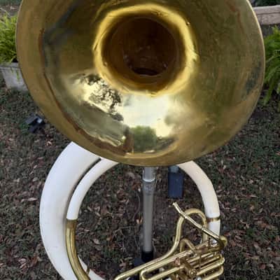 Conn 36K Sousaphone Fiberglass With Brass Bell (Hybrid) - Lacquer image 20