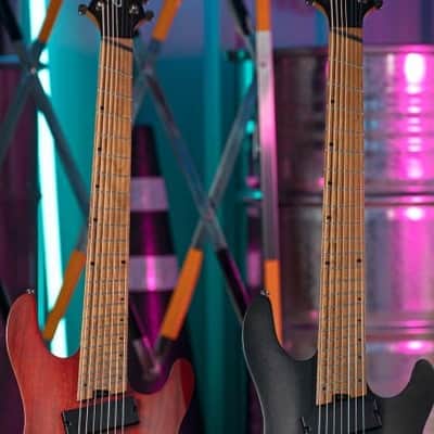 Cort KX307MS 7-String Multi-Scale (25.5†– 27â€) - Open Pore Mahogany image 19