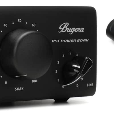 Bugera PS1 Passive 100-watt Power Attenuator  Bundle with Hosa GPP-105 1/4 inch TRS to 1/4 inch TRS Coupler image 1