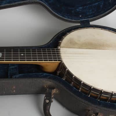 Fairbanks/Vega Tu-Ba-Phone Guitar Banjo (1920), ser. #47716, black tolex hard shell case. image 17