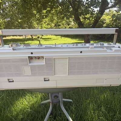 Sanyo WMR-D25 Rare Vintage Cassette Deck Boombox White Pearl Warranty image 16