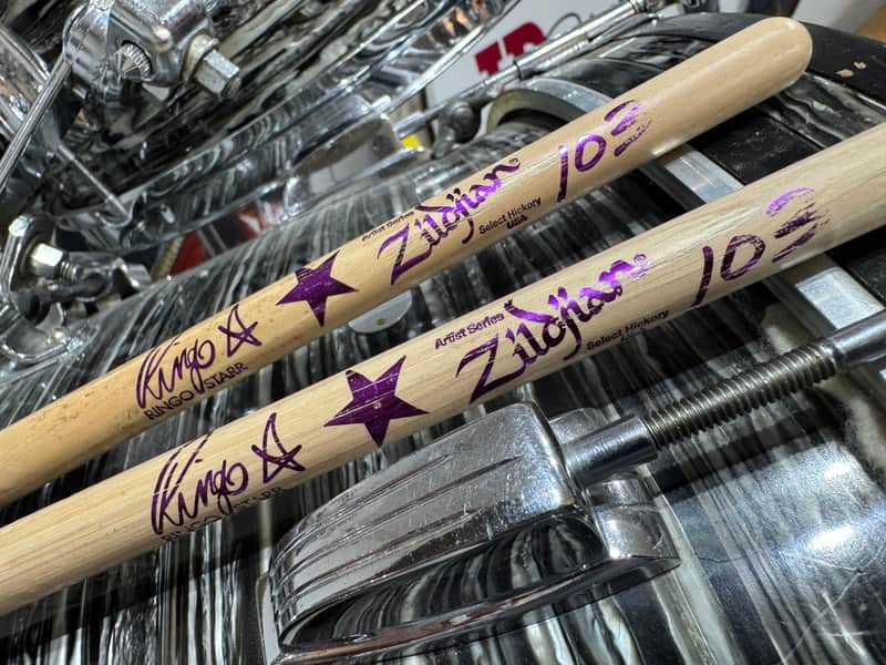 Ringo Starr's Stage Played Signature Drum Sticks. Authenticated!! (#B) image 1