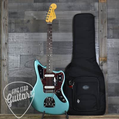 Mint Fender American Professional Classic Jaguar Rosewood Fingerboard Faded Sherwood Green Metallic Included: Deluxe Gig Bag image 14