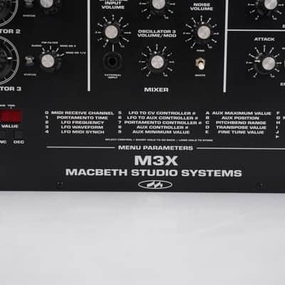 Macbeth M3X Rackmount Desktop Analog Monosynth #58733 image 6