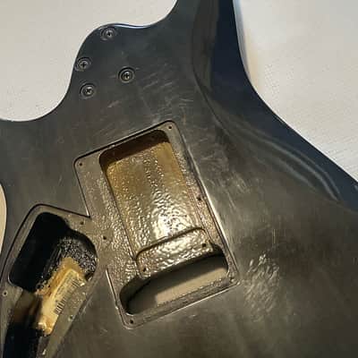 2000's Korean Ibanez RG320DXQM Black Quilt Basswood Guitar Body Floyd Ready image 17
