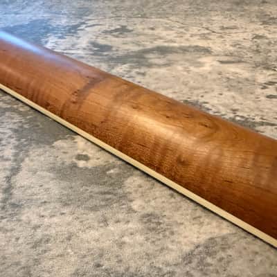 BMC Guitar Neck Jazzmaster® Strat® Stratocaster® 21 Fret Roasted Flame Maple MOP Block Inlays Bound With Rosewood Fingerboard Nitro Lacquer 2026 - 9.5 Radius.  [JM105] image 6