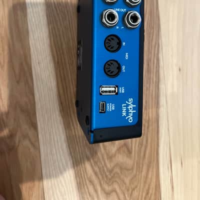 Aodyo Sylphyo Wind Controller + Wireless Link Receiver Sylphyo Electronic Wind Instrument 2021 - Hand-painted Brass image 3