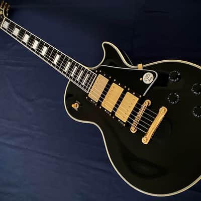 【On Hold】Burny RLC '57 LP Custom 3PU Black The Revival series 1989〜92 VH-1 FERNANDES MIJ Japan vintage image 1