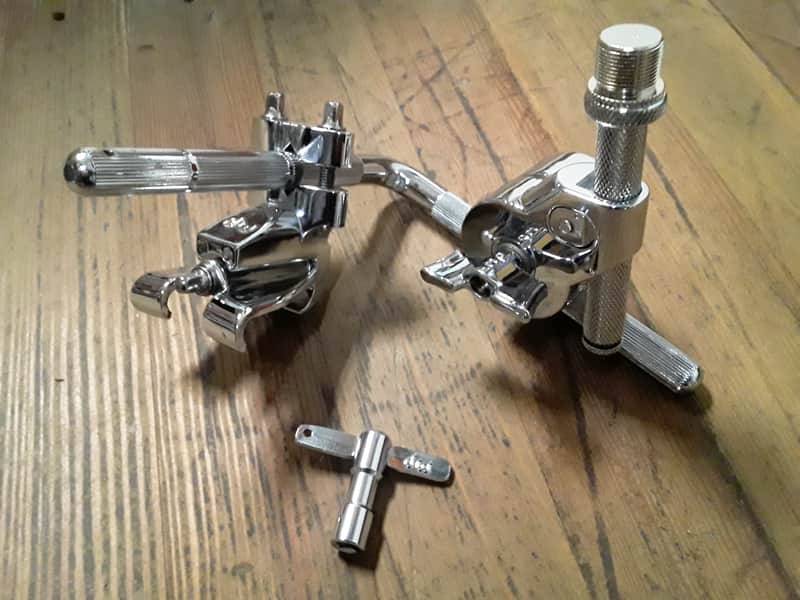 DW Professional Level (Fully Adjustable) Wood Hoop Microphone Mount - *Never Used* - Very Sturdy & Durable image 1