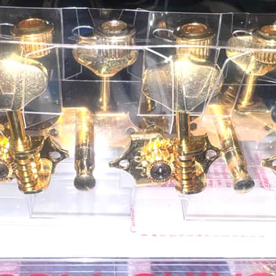 Grover Grover Gold Butterbean Sta-Tite Vintage Open Gear Guitar Tuners V97G 2026 - Gold image 1