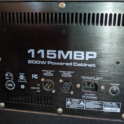 Gallien-Krueger MB112-II 200 Watt Amp w/ GK MBP115 200W Powered Cab image 8