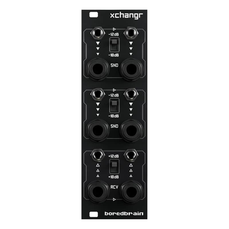 Boredbrain Music Xchanger Eurorack Stereo FX Processor Interface Module image 1
