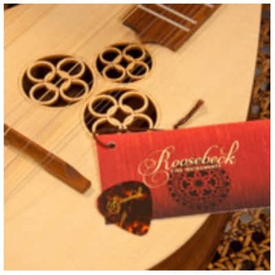 Roosebeck DMWR | Wildwood Dulcimer Rosewood with 3 Round Openings, Flat Pegbox. New with Full Warranty! image 6