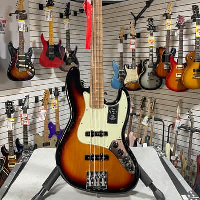 Fender Player Plus Active Jazz Bass - 3-Tone Sunburst w/Pau Ferro Fretboard + Gig Bag & PLEK*D #475 image 5