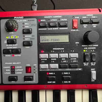 Nord Stage EX HA76 Hammer Action 76-Key Digital Piano 2008 - 2011 - Red image 5