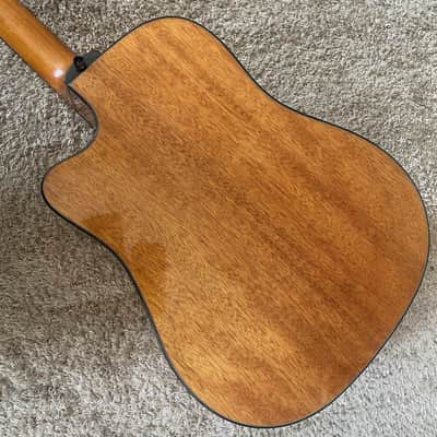 LAG 12 String Acoustic Electric Guitar, Mahogany Spruce Body, Rosewood Fingerboard Neck image 13