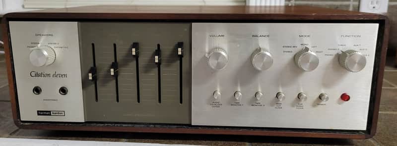 Harmon and Kardon Citation Eleven 1970s - Silver image 1