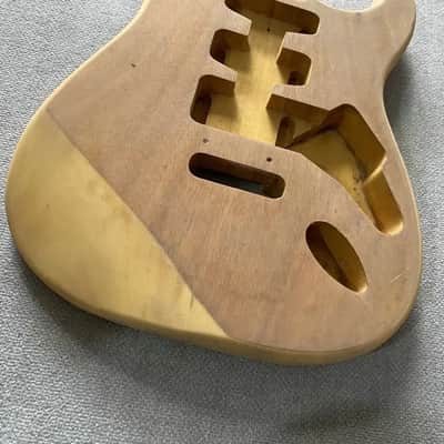 Solid Basswood Guitar Stratocaster Strat Style Body DIY Project image 3