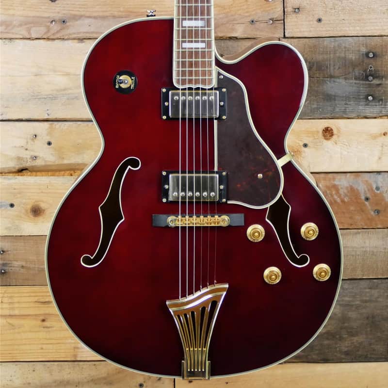 Samick JZ-2 Lasalle Greg Bennett Hollow Body - Burgundy W/Case
